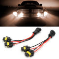H11/H8 2‑Way Splitter Wiring Harness Male To Female Universal Fog Light Splitter Wiring Harness PVC for Modification. 