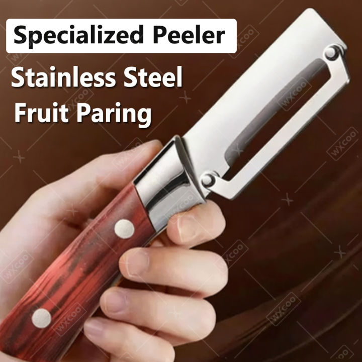 Stainless Steel Sugarcane Peeler Kitchen-Grade Fruit Peeler Cutter for Pumpkins and Lettuce Fruit Vegetable Scraping Tools