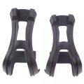 1Pair Bike Strapless Toe Pedal Clips Black Ultra-light Bicycle Pedal Half Clips With Screws Cycling Accessories. 