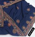 Stylish Lawn Qandhari Chadar - Premium Embroidered 9mm Mirror Work. 