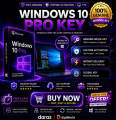 Windows 10 pro genuine online key mail delivery instantly. 