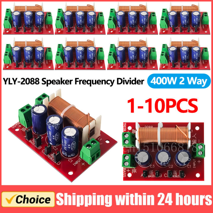 More Filters Module 1-10PCS YLY-2088 400W Adjustable 2 Way Crossover Filters Module Audio ...