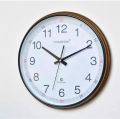 Champion wall clock 13 inches. Brown wall clock.Ticking motion clock.Original Toshiba battery included 🔋. 