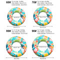 1PC Tropical Leaf Swim Ring - Reinforced PVC, Adult Underarm Float for Beach, Pool, Lake Summer.