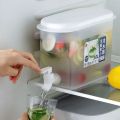 3.5L Large Capacity Cold Water Pitcher and Dispenser for Refrigerators Convenient Faucet Included. 
