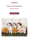 Walking Dog Toy 5.9 Inch Tall Cute Barking with Bell and Puppy Leash Interactive Tail Waking Realistic Plug. 