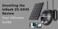 ieGeek ZS-GX4S 5MP Security Camera Wireless Outdoor, Solar Dome Camera PTZ 360° with Spotlight and Siren, 2.4Ghz WiFi Cameras, Color Night Vision, Work with Alexa, PIR, 2-Way Talk, IP65, Black. 