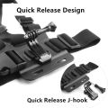 Chest Harness Mount Adjustable Chest Strap Belt with J Hook for  Hero 13 12 11 10 9 8 7 AKASO SJCAM  OSMO Action Camera. 