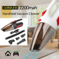 Cordless/Car Plug Cleaner Handheld Car Vacuum Car Cleaning Tool 120W 12V 5000PA. 