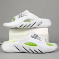 Men's Home Slippers Luxury 2024 Eva Sole Slippers for Man Adult Men's Sandal Slipers Flip Flop Male Shoes Sneakers House Slides. 