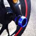 2Pcs Motorcycle Wheel Protection Crash Pad Protectors Alloy Motocross Falling Front Fork Slider Shock Absorption Cups Universal.