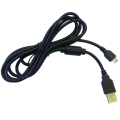 USB Charger Cable for PS3 Extension Gamepad Cord for  Playstation 3 Console Controller Wire with Megnetic Power Supply Cable. 