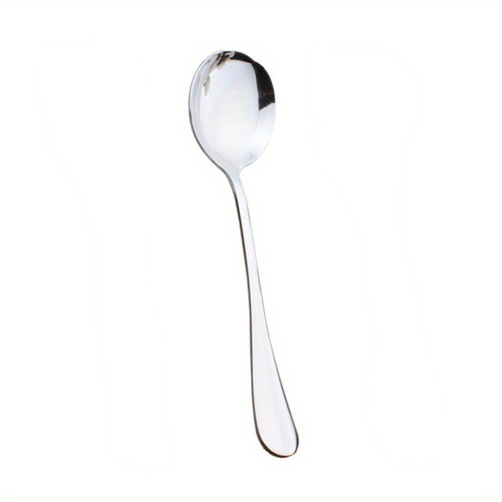 1pc%20Serving%20Spoon,%20Slotted%20Spoon,%20Stainless%20Steel%20Buffet%20Restaurant%20Dinner%20Spoon,%20Party%20Banquet%20Dining%20Utensils,%20Silvery%20-%20Image%203