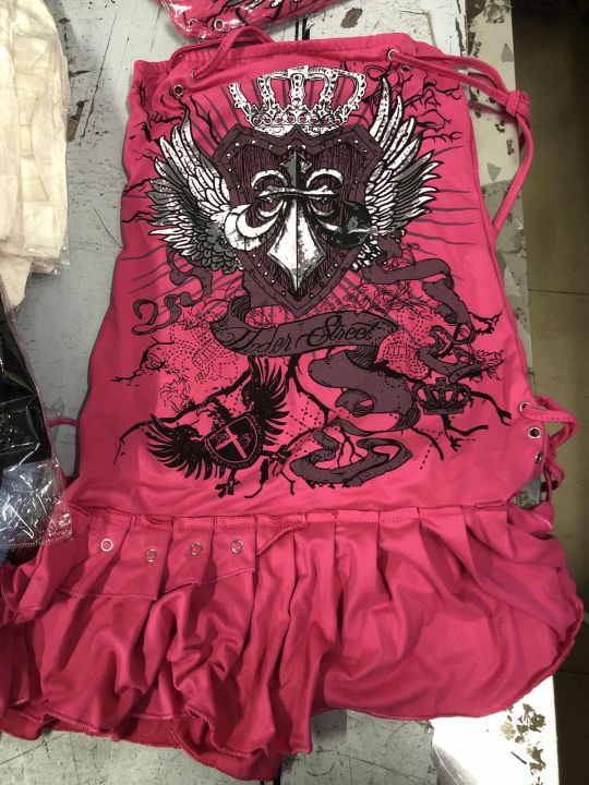 Aesthetic%20Y2k%20girl%20suspenders%20Top%20Y2k%20Clothes%20blue%20Gothic%20bow%20Slimming%20Bottom%20for%20Women%20dress%20%20Girls%20high%20street%20character%20-%20Image%206