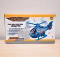 MUSICAL BUMP AND GO HELICOPTER TOY WITH LIGHTS AND SOUND. 