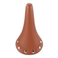 Leather Bike Saddle Seat Retro Damping Cycling Seat Waterproof Pad for Exercise Outdoor Mountain Bikes. 