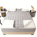 6 Sides Full Wrap Zipper Waterproof Quilted Microfiber Anti-mite Antibacterial Queen Mattress Protector Breathable Bed Cover. 