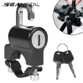 SEAMETAL Motorcycles Helmet Lock Anti-theft Helmet Lock Handlebar Mount Motorcycle Electric Motorbike Security Lock Accessories. 