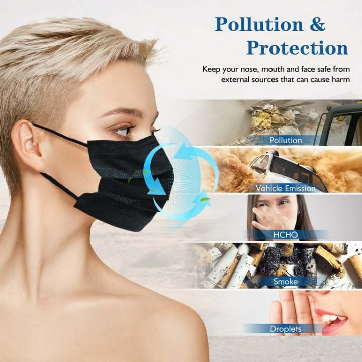 Disposable%20Face%20Mask%20Black%203%20Protective%20Layers,%20Nose%20Pin%20Cover%20,%2050%20Pcs-Pack%20of%20Box%20Adult%20-%20Image%204
