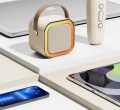 Hot sale Portable Wireless Speaker LED Light K12 Audio Microphone Karaoke Speaker Bluetooth Wireless Microphone. 