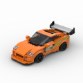 MOC Fast & Furious MK4 370pcs Supra City Technical Car Sports Racing Vehicle Racer Building Blocks supercar Toy. 