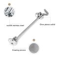 3/4/6/8/10/12 Inch Crescent Window Lock with Safety Switch Cabin Hook Door Latch Lock Catch Holder with Install Screws. 
