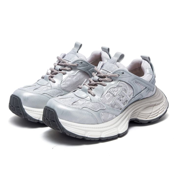 C-H%20Women's%20Shoes%20White%20%20Brand%20%20New%20Silver%20Lace%20Mesh%20Shoes%20Simple%20and%20Comfortable%20Outdoor%20For%20Girls%20Students%20-%20Image%202