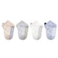 4Pairs/Set Cotton Breathable Children Socks Spring Summer Thin Baby Mesh Short Sock Boys Girls Cute Cartoon Non-slip Floor Socks. 