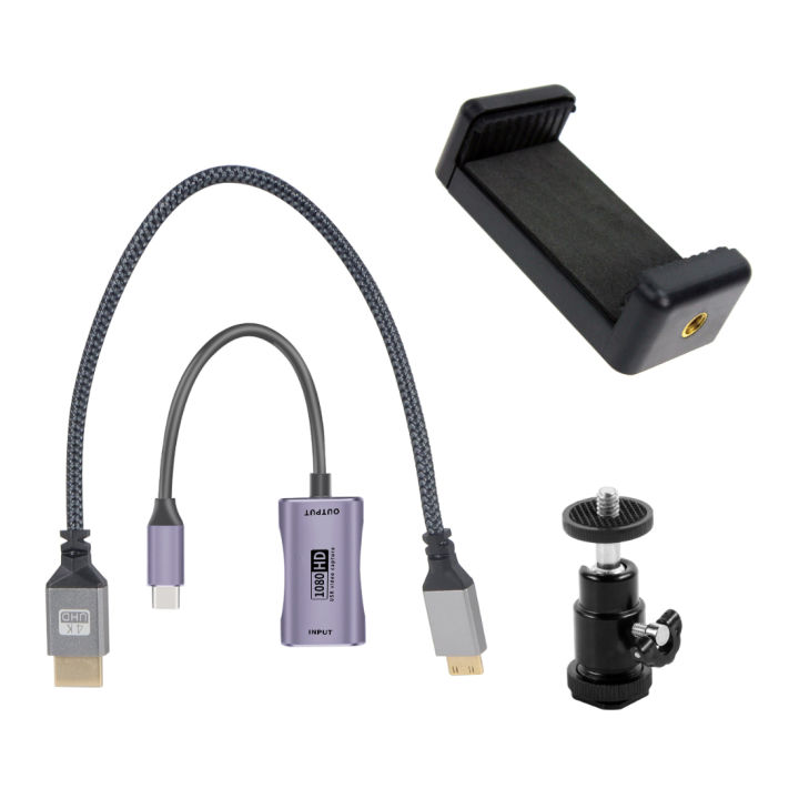For%20Phone%20Tablet%20Projector%20Camcorder%20Mini%20to%20HDMI-Compatible%20Adapter%20Cable%204K%20Video%20Capture%20Card%20for%20Vlog%20Filmmaker%20-%20Image%203