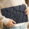 2-Piece Metallic Pattern Laptop Art Decal Case, Laptop Skin Sticker for Universal Netbook Skin, Waterproof and Scratch Resistant.