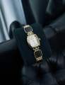 Elegant Luxury Zircon Women's Quartz Watch with Ice Crystal Small Sugar Cube Bracelet. 