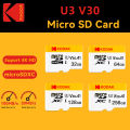 KODAK Micro SD Card 32GB 64GB 128GB 256GB Microsd Memory Card Class10 U3 4K TF Card With Dash Cam Surveillance Smartphone. 