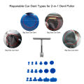 Car Dent Repair Puller, Car Repair Tools Kit With 18pcs Plastic Glue Tabs Metal T-Handle Dent Remover Universal For Car Accessor. 