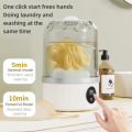Mini Household Electric Washing Cup Underwear Socks Small Wireless Charging Washing Machine Pet clothes washing machine. 