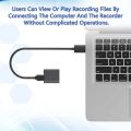 Only 0.25cm Mini Voice Activated Recorder Built-in Magnet Small Digital Audio Recording Sound Device Micro Dictaphone STTWUNAKE. 