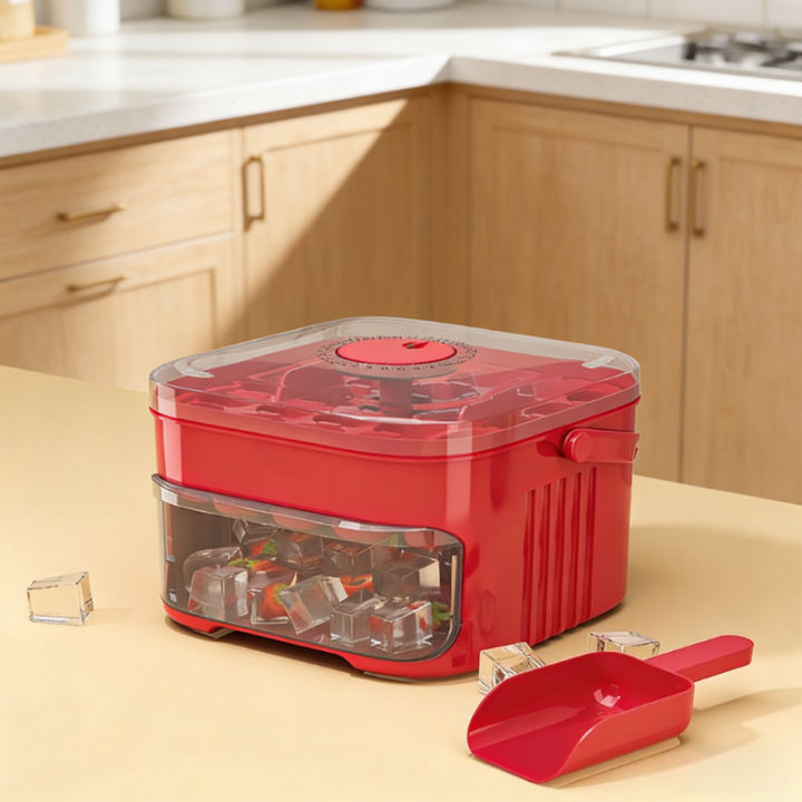 50%20Grid%20Ice%20Cube%20Mold%20Large%20Capacity%20Reusable%20Ice%20Maker%20Household%20Food%20Grade%20Double-Layer%20Ice%20Storage%20Box%20Ice%20Cube%20Tray%20Mold%20-%20Image%207