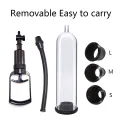18+ Hand Pumped Penis Extender Pump for Mens with Rubber Ring - Mens extender vacuum pum. 