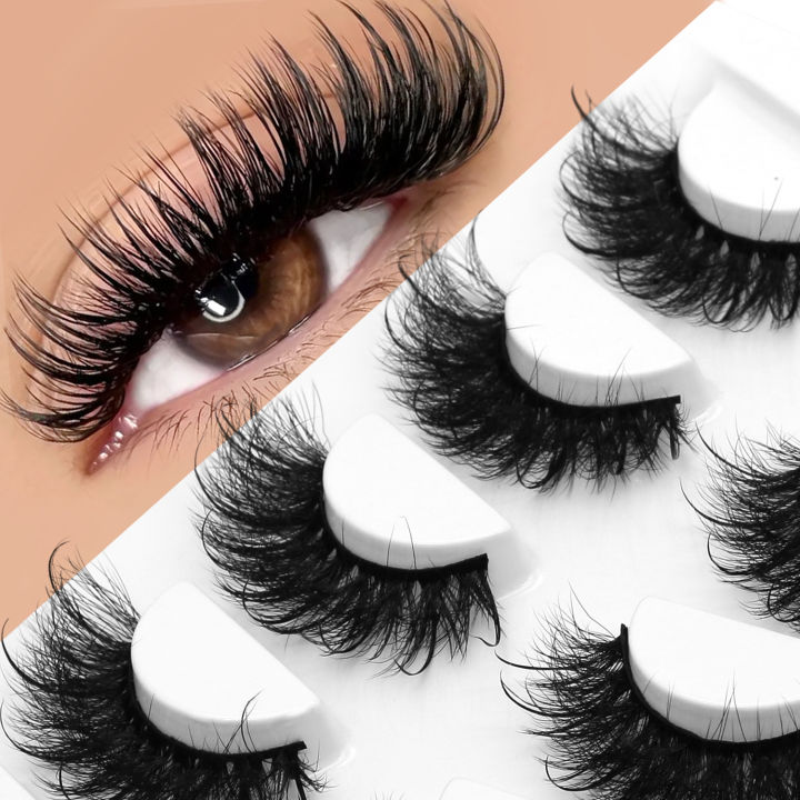 Lasvirey%20Fluffy%20Eyelashes%20Thick%20Cat%20Eye%20Lashes%208D%20Fluffy%20Volume%20Lashes%20Dramatic%20Thick%20Fluffy%20Full%20Strip%20Lashes%20Extension%20Makeup%20-%20Image%204