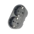 Bolantedz 2 Socket Multiple Plug Power Strip Socket Distribution Adapter 16A/250V German Standard Power Supply Plug Adapter. 