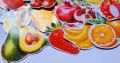 Die Cut Fruit Sticker Collection: Educational & Whimsical Kids' Learning Pack. 