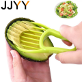 JJYY 3 In 1 Avocado Slicer Shea Corer Butter Fruit Peeler Cutter Pulp Separator Plastic Knife Kitchen Vegetable Tools. 