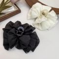 High-Grade Temperament Cloud Bubble Mesh Silver Silk Hair Clip For Women.