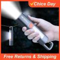 Smiling Shark SD1023 LED Flashlight Torch Light XPE Super Bright Flashlight with Hook Camping Light USB Rechargeable Zoomable. 