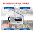BC-R21 Portable Radio AM FM Battery Powered Longest Lasting Best Reception with Headphone Jack for Running Walking Emergency Use.