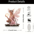 7in Acrylic Fairy Tale Angel Elf Can Stand Tabletop Decoration Home Office Club Cafe Decoration Friend Birthday  Photo Props. 