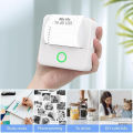 Portable Mini Printer Inkless Bluetooth Portable Photo Printing For Kids - 1080P Instant Camera Printer 2.8 inch IPS Screen, Front and Rear Dual Lens Camera 57mm for Android IOS Fit for Adhesive Label Thermal Papers. 