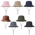 Collapsible Bucket Outdoor Hat Waterproof Fisherman Hat Women Summer Sun Anti-UV Protection Camping Hiking Mountaineering Caps.