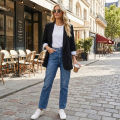 Willshela Women Fashion With Pockets Solid Blazer Vintage Notched Neck Long Sleeves Female Chic Lady Outfits.