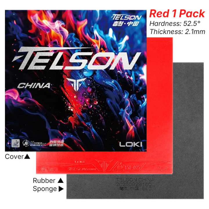 LOKI%20TELSON%20CHINA%20Table%20Tennis%20Rubber%20Professional%20Semi-Sticky%20Ping%20Pong%20Topsheet%20with%20Pre-tuned%20Cake%20Sponge%20for%20Loop%20&%20Control%20-%20Image%207