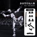 14CM Multi-Jointed Movable Shapeshift Robot 2.0 3D Printed Mannequin Dummy  Action Figures Toys Kids Adults Parent-children Game. 